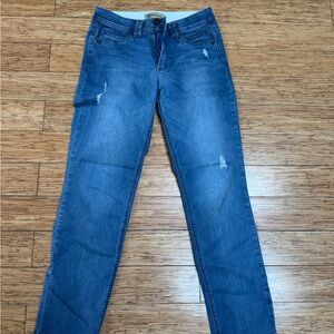 Democracy Women's Distressed Blue Skinny Jeans